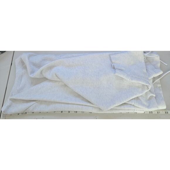 Nike Lace Up Cropped Sweater Size LG Athleisure Sporty Streetwear Casual Comfy - Picture 8 of 9